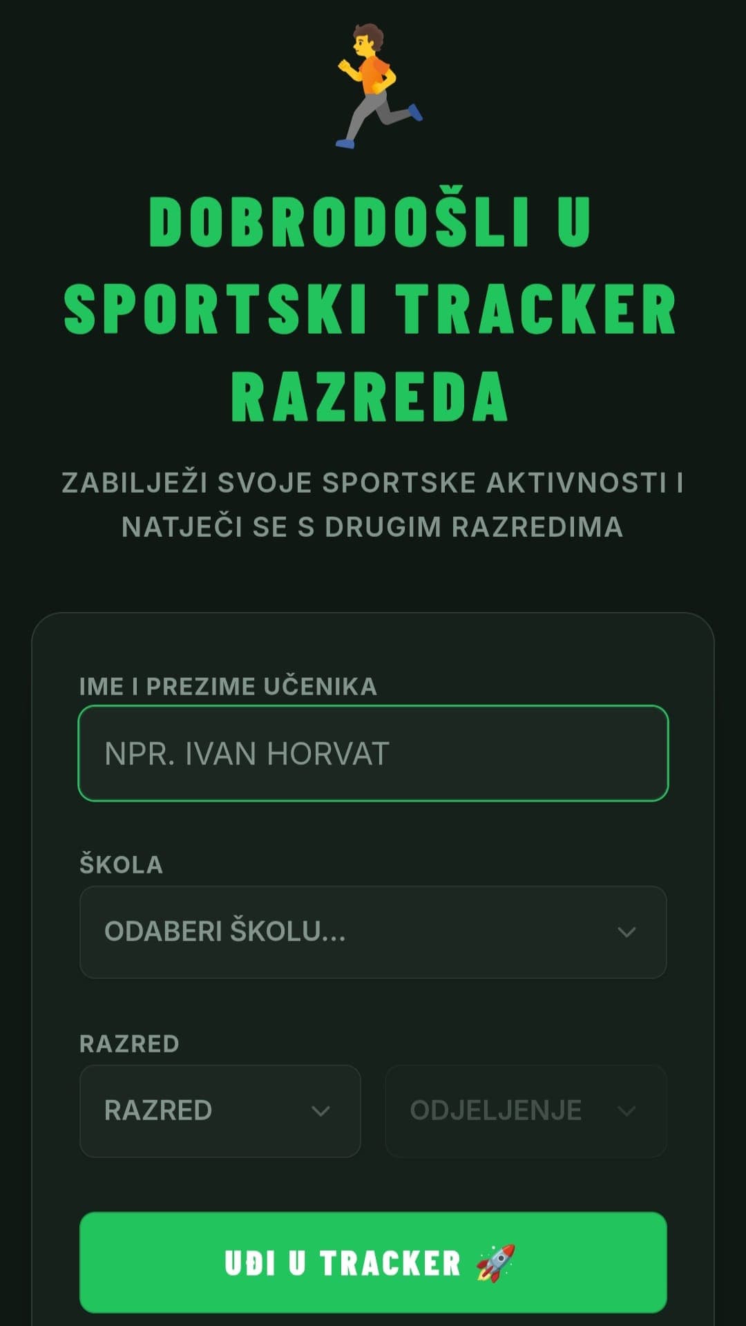 Naslovna slika rada APLIKACIJA SPORTTRACK