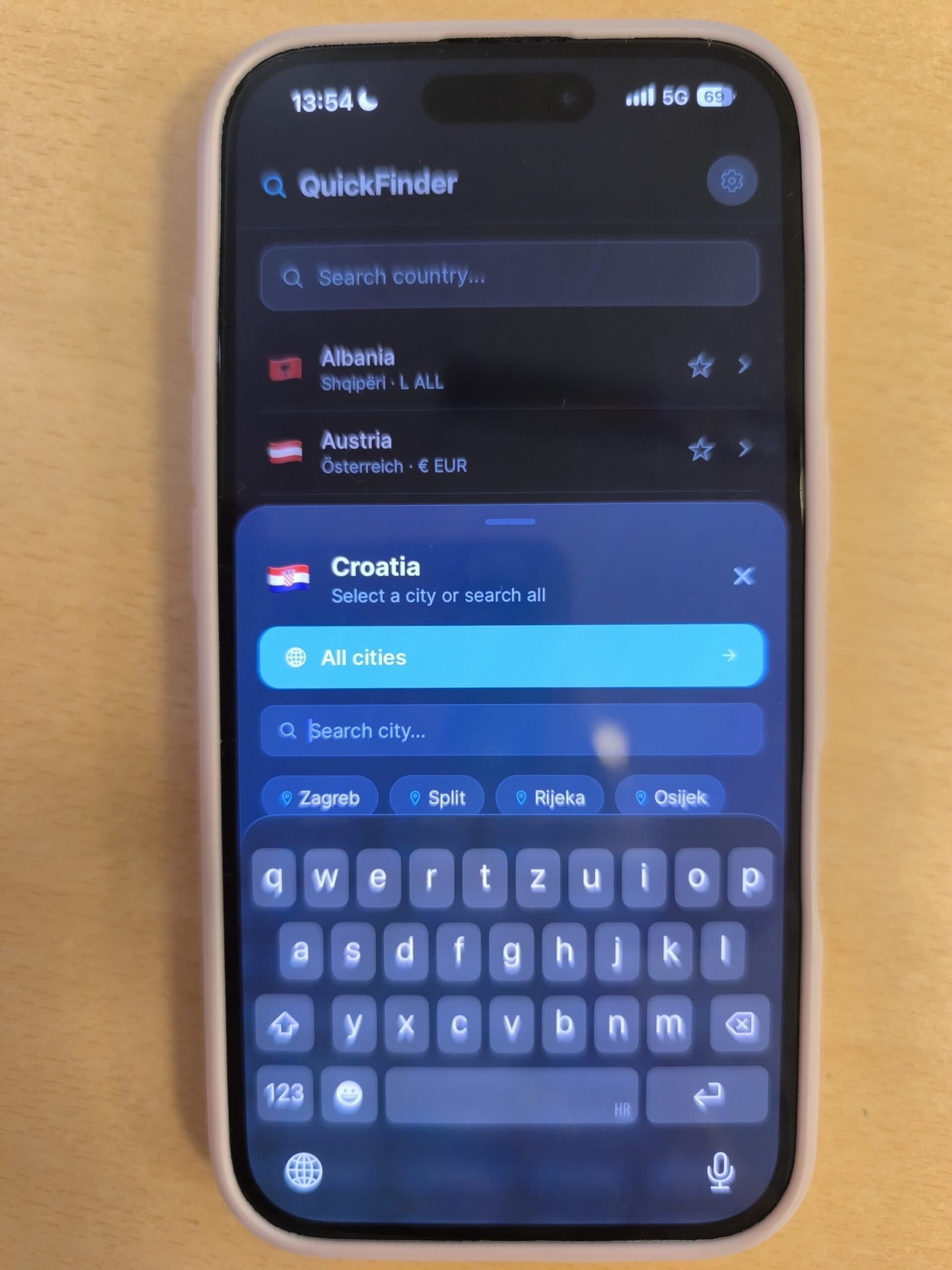 Galerija rada QuickFinder 3