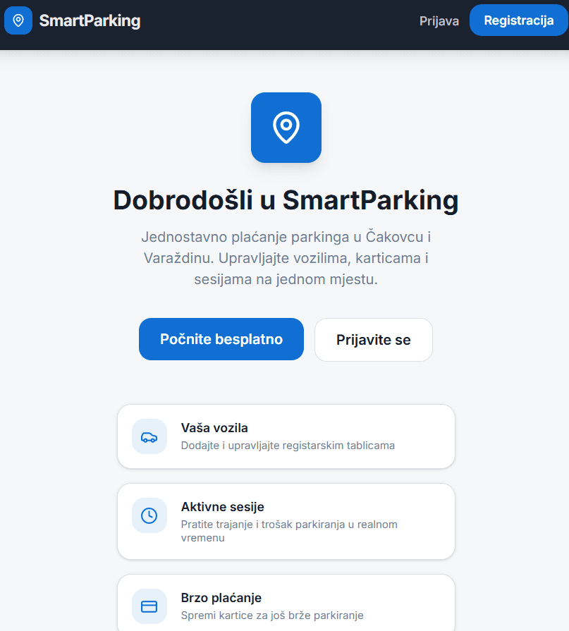 Galerija rada Smart Parking HR 1