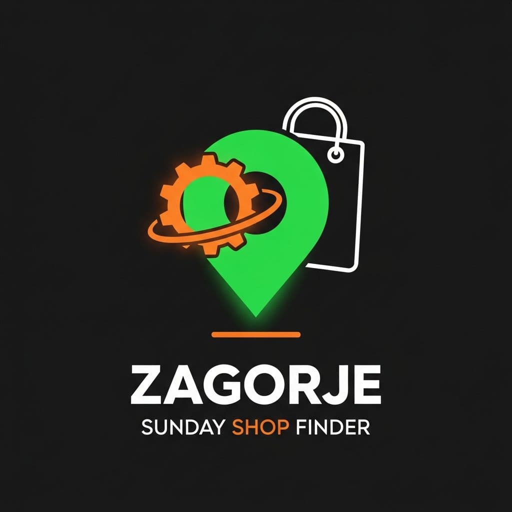 Snimka zaslona aplikacije ZAGORJE SUNDAY SHOP FINDER