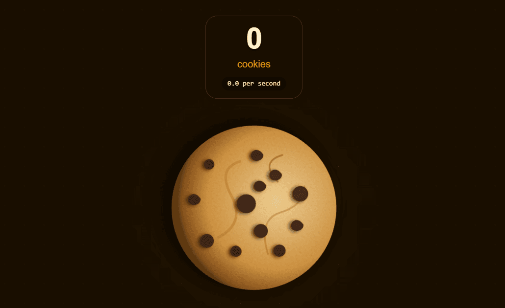 Snimka zaslona aplikacije Cookie Clicker