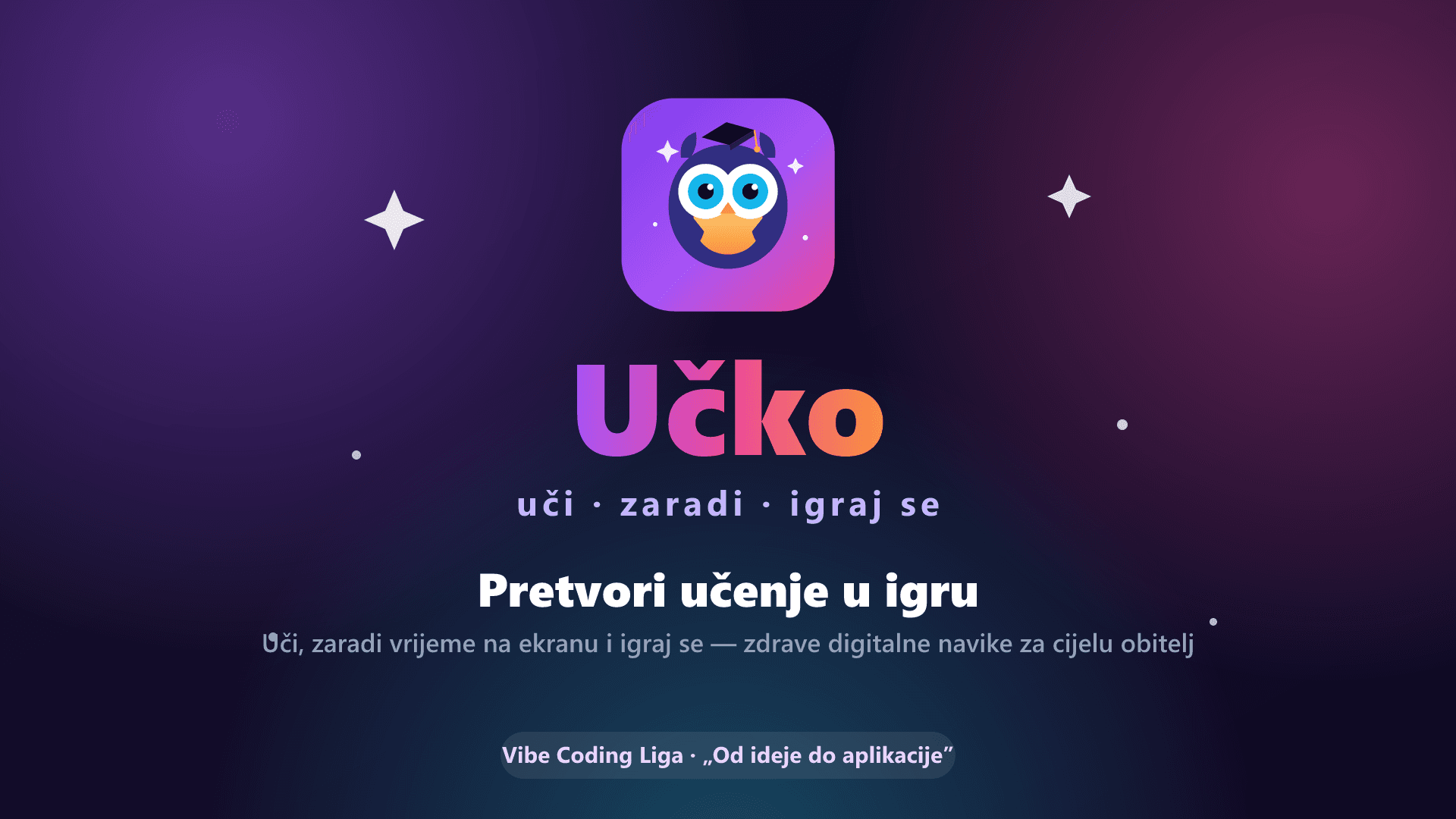 Snimka zaslona aplikacije UČKO