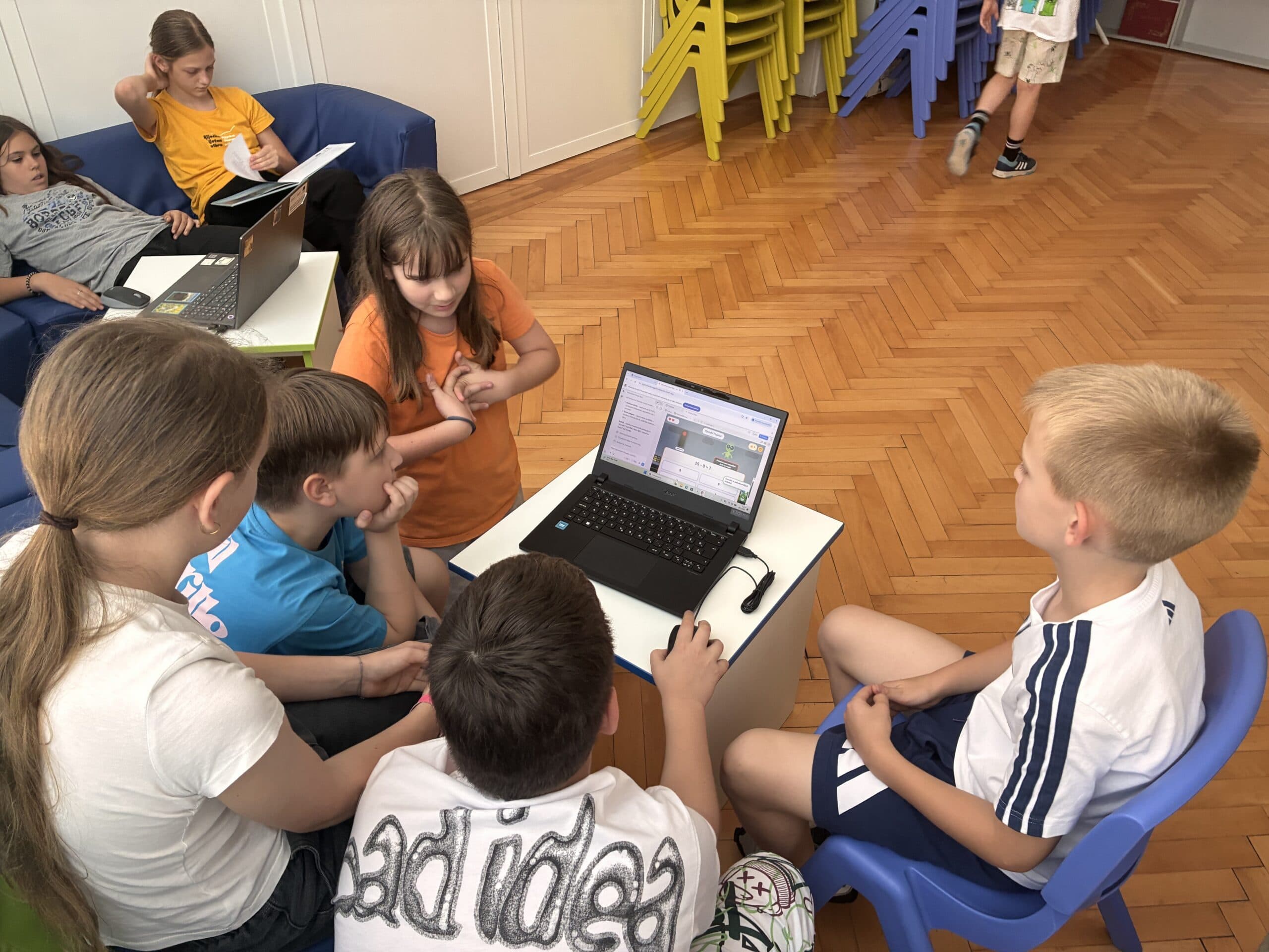 Snimka zaslona aplikacije Matematička avantura