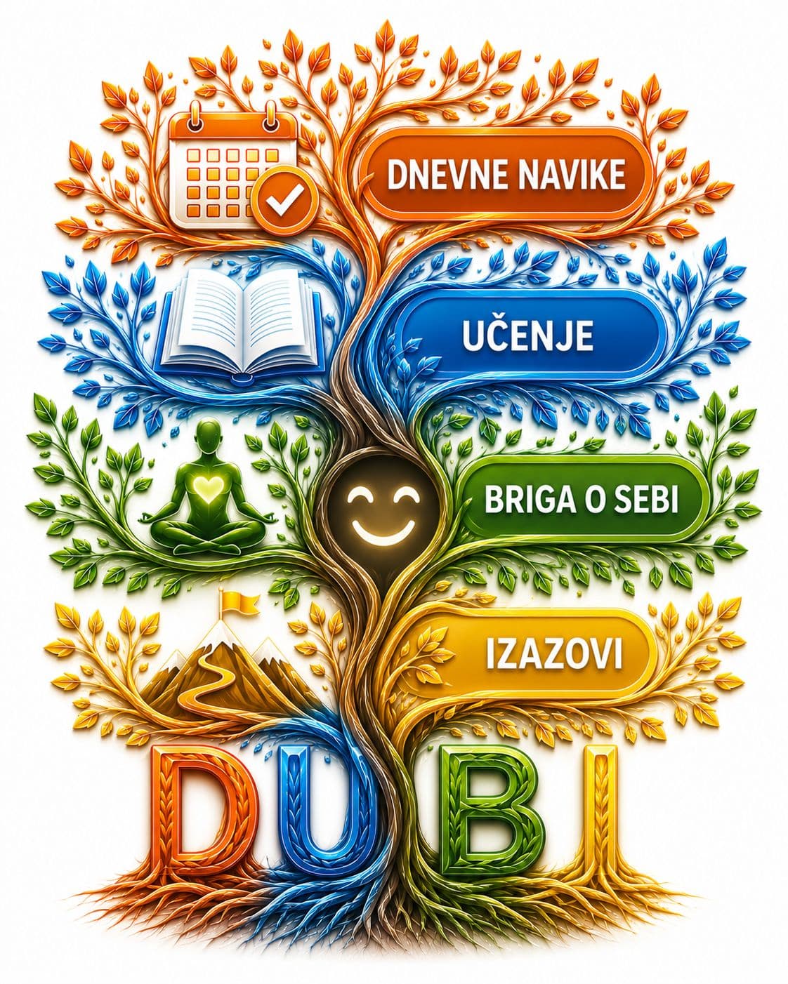 Snimka zaslona aplikacije DUBI – Mjesto gdje dobre navike potiču rast