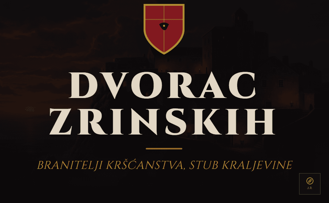Snimka zaslona aplikacije Dvorac Zrinskih