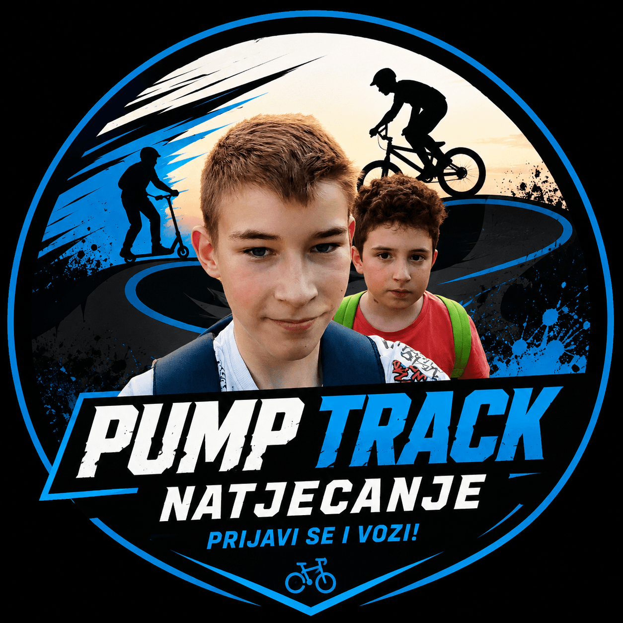 Snimka zaslona aplikacije Pump Track Natjecanje