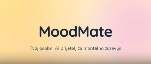 Snimka zaslona aplikacije MoodMate