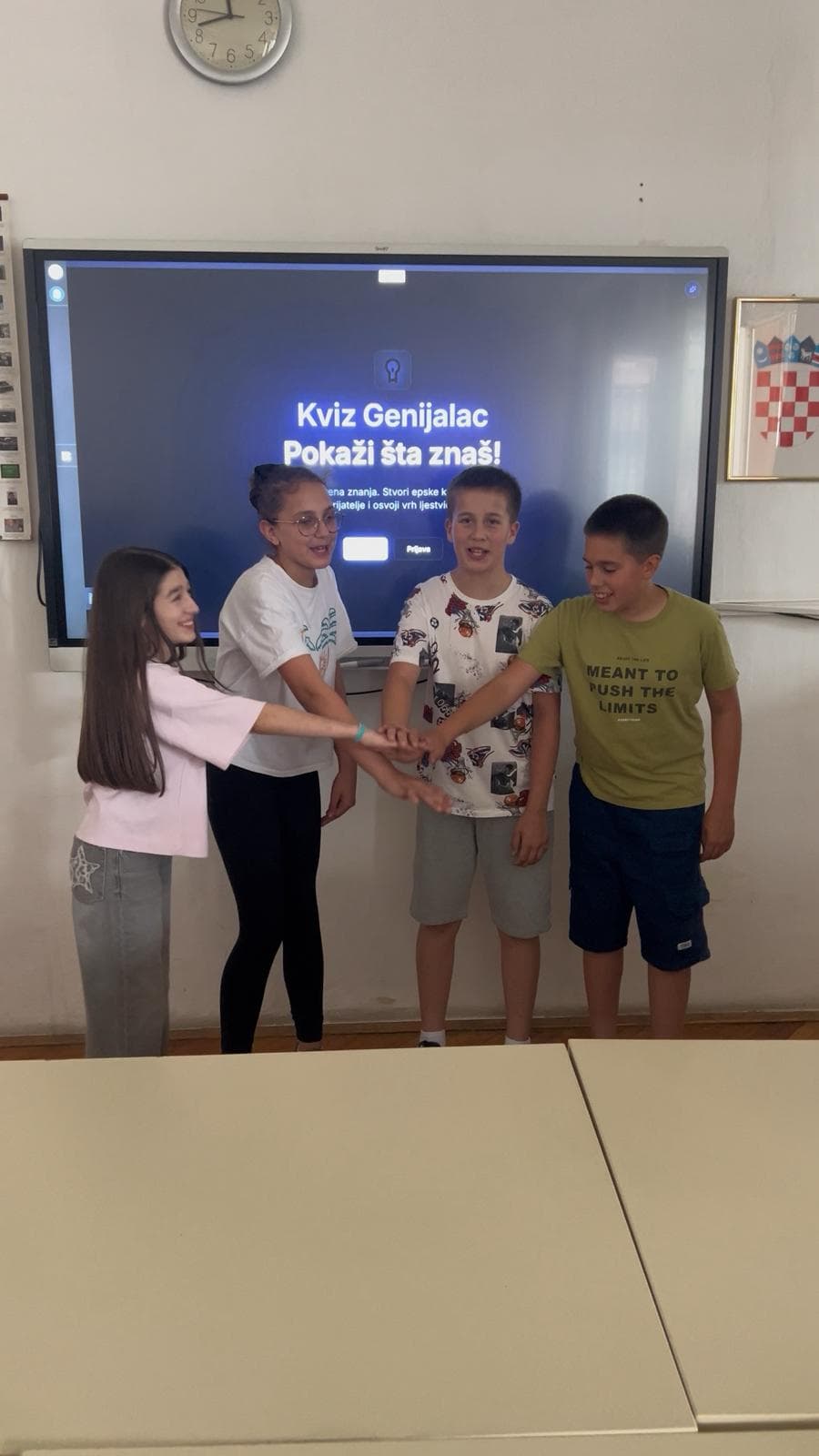 Snimka zaslona aplikacije Kviz Genijalac